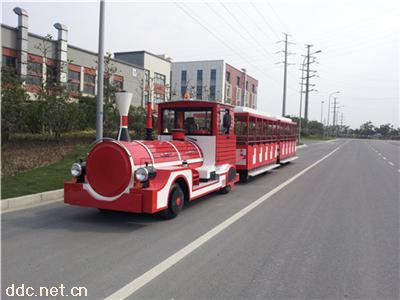  武汉豪行游乐园区电动火车观光车